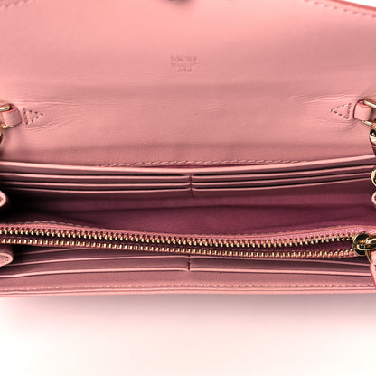MCM Visetos Large Patricia Wallet On Chain Soft Pink 5 of 10