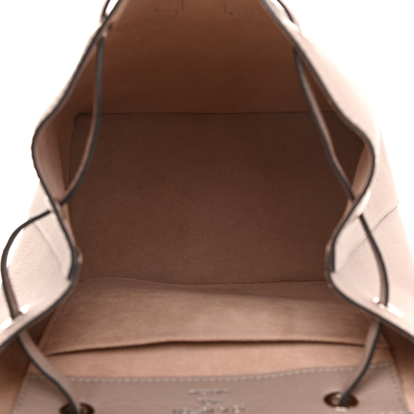 Soft Calfskin Lockme Backpack Mastic
