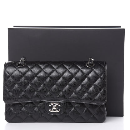 Chanel Caviar Quilted Medium Double Flap Black 10 of 10