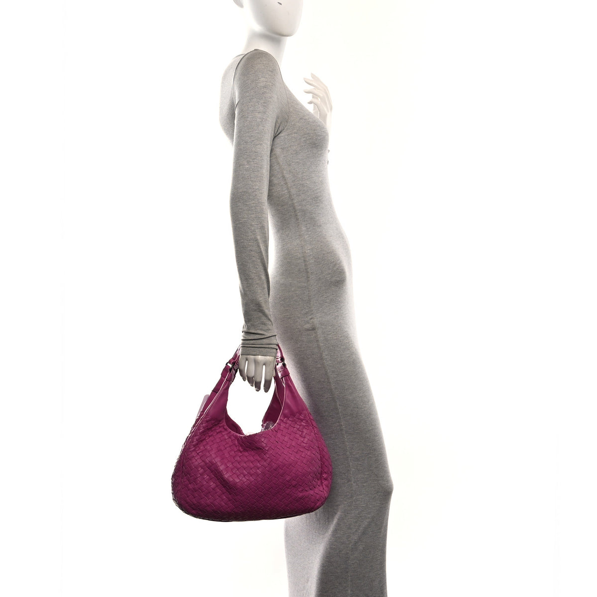 Bottega Veneta Nappa Intrecciato Medium Campana Hobo Ametiste 2 of 13