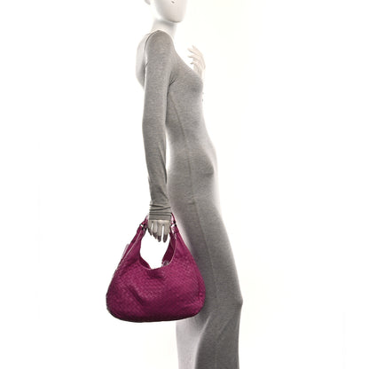 Bottega Veneta Nappa Intrecciato Medium Campana Hobo Ametiste 2 of 13