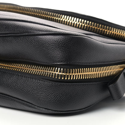 Tom Ford Grained Calfskin Large Jennifer Crossbody Bag Black 9 of 11