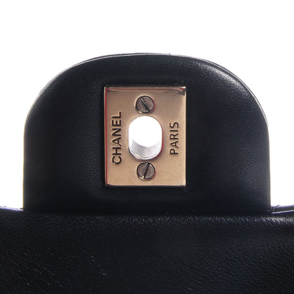 Chanel Lambskin Quilted Mini Square Flap Black 6 of 9