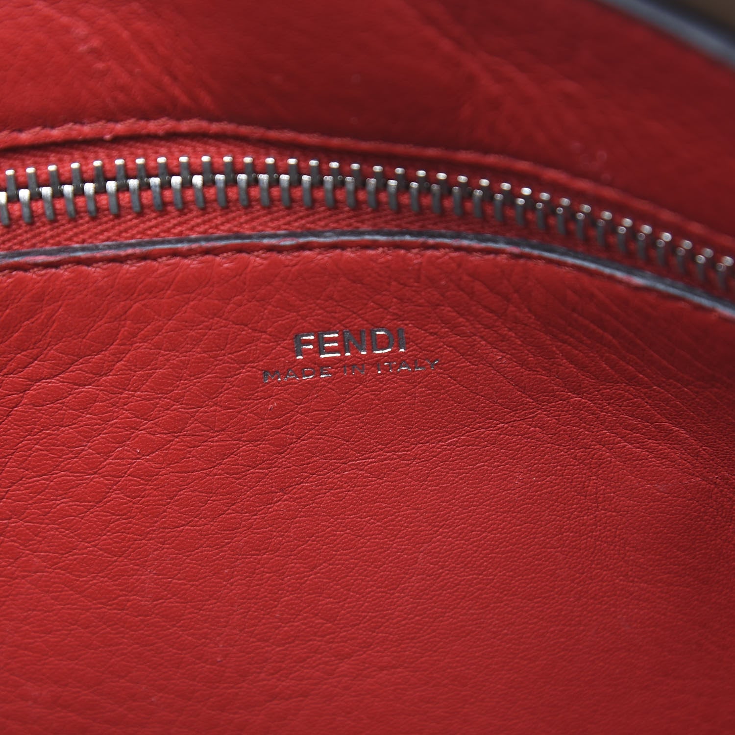 Fendi Calfskin Flowerland Studded Dotcom Satchel Cuoio Multicolor 7 of 13