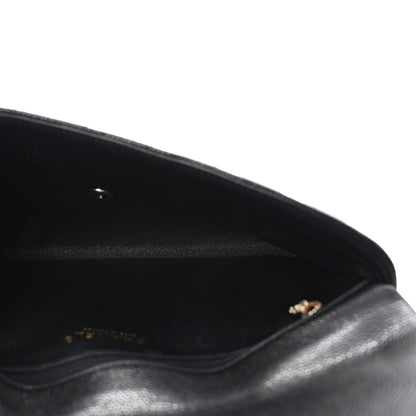 Chanel Caviar Quilted Flap Clutch Black 5 of 7