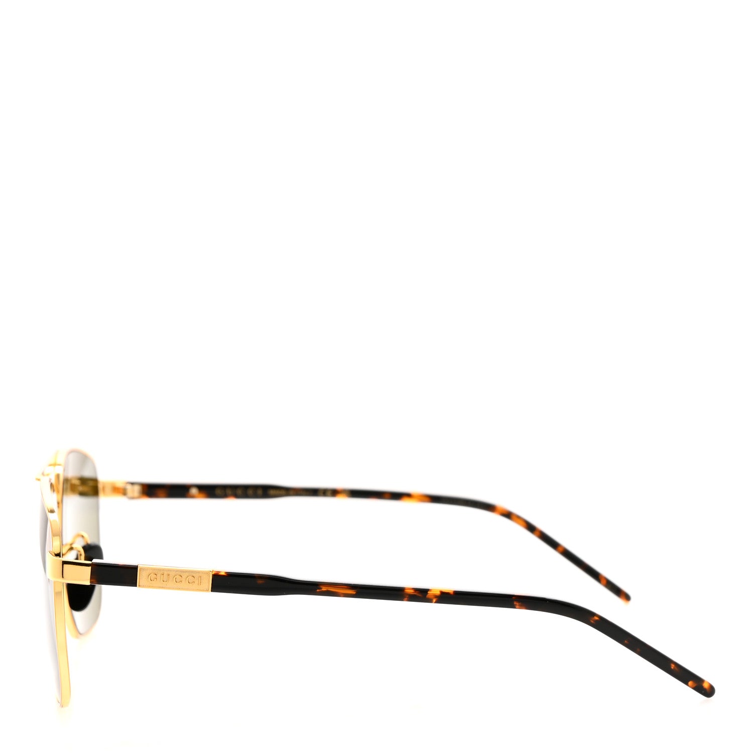 Gucci Metal Aviator Sunglasses GG1164S Gold 3 of 8