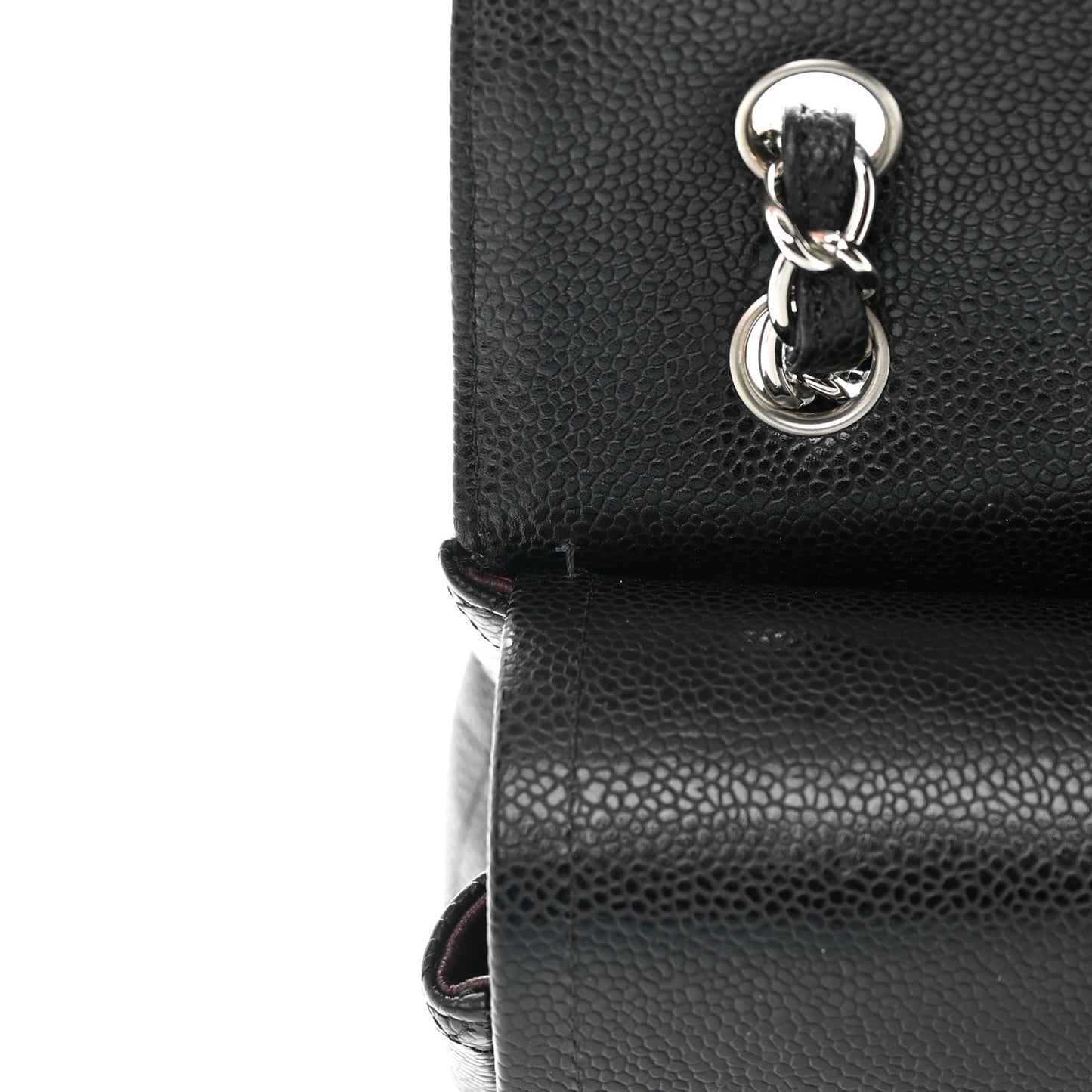 Caviar Quilted Maxi Double Flap Black