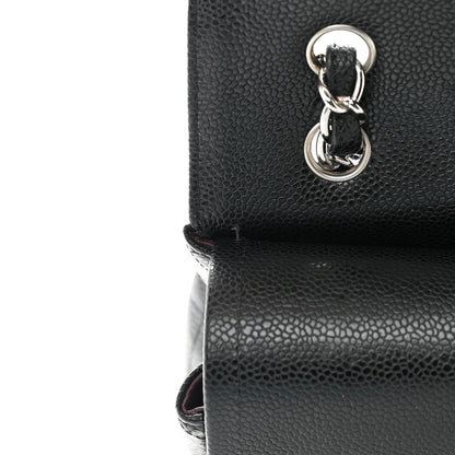 Chanel Caviar Quilted Maxi Double Flap Black 10 of 12