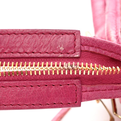 Balenciaga Agneau Classic Gold Hardware S City Rose Dahlia 11 of 12