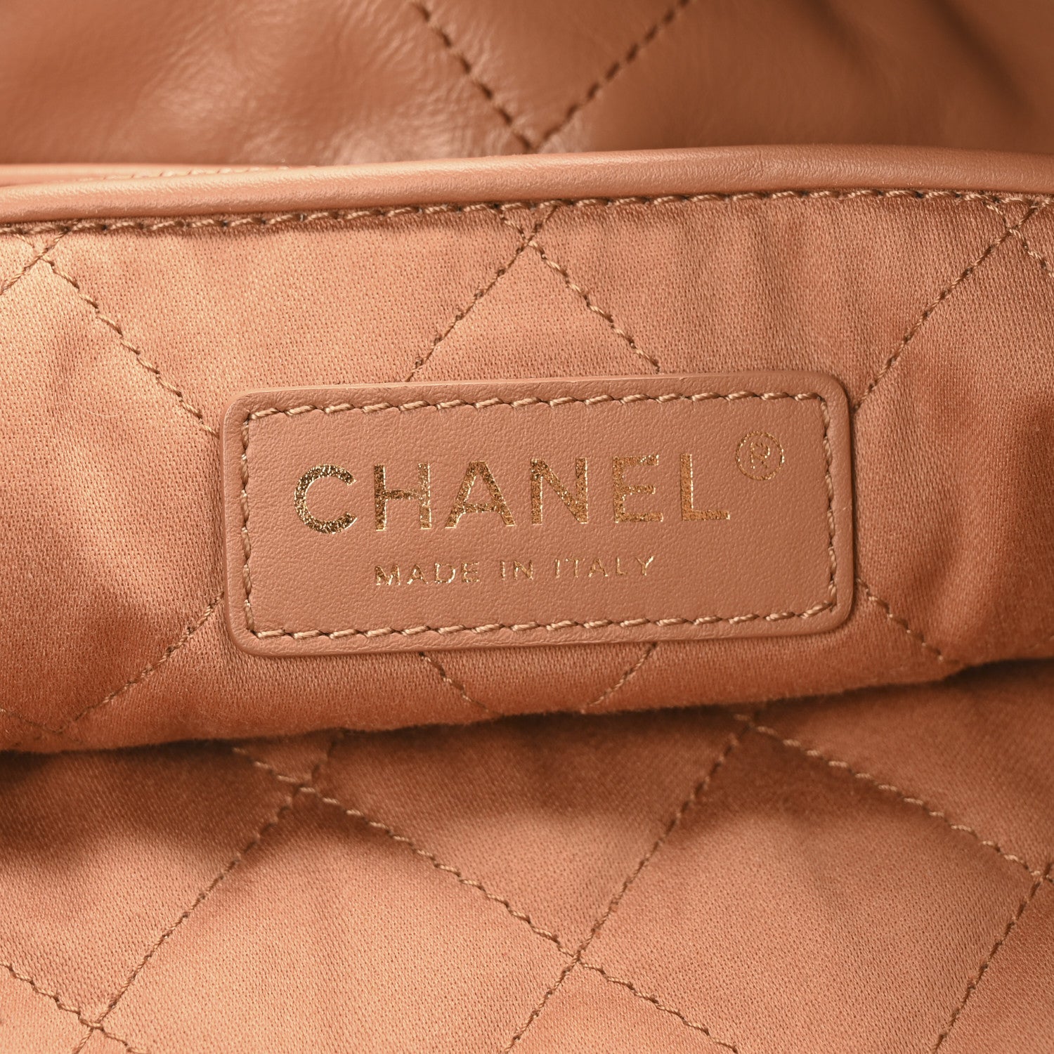 Chanel Shiny Calfskin Quilted Chanel 22 Brown 7 of 11