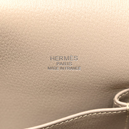 Hermes Taurillon Clemence Jypsiere 34 Gris Tourterelle 6 of 12