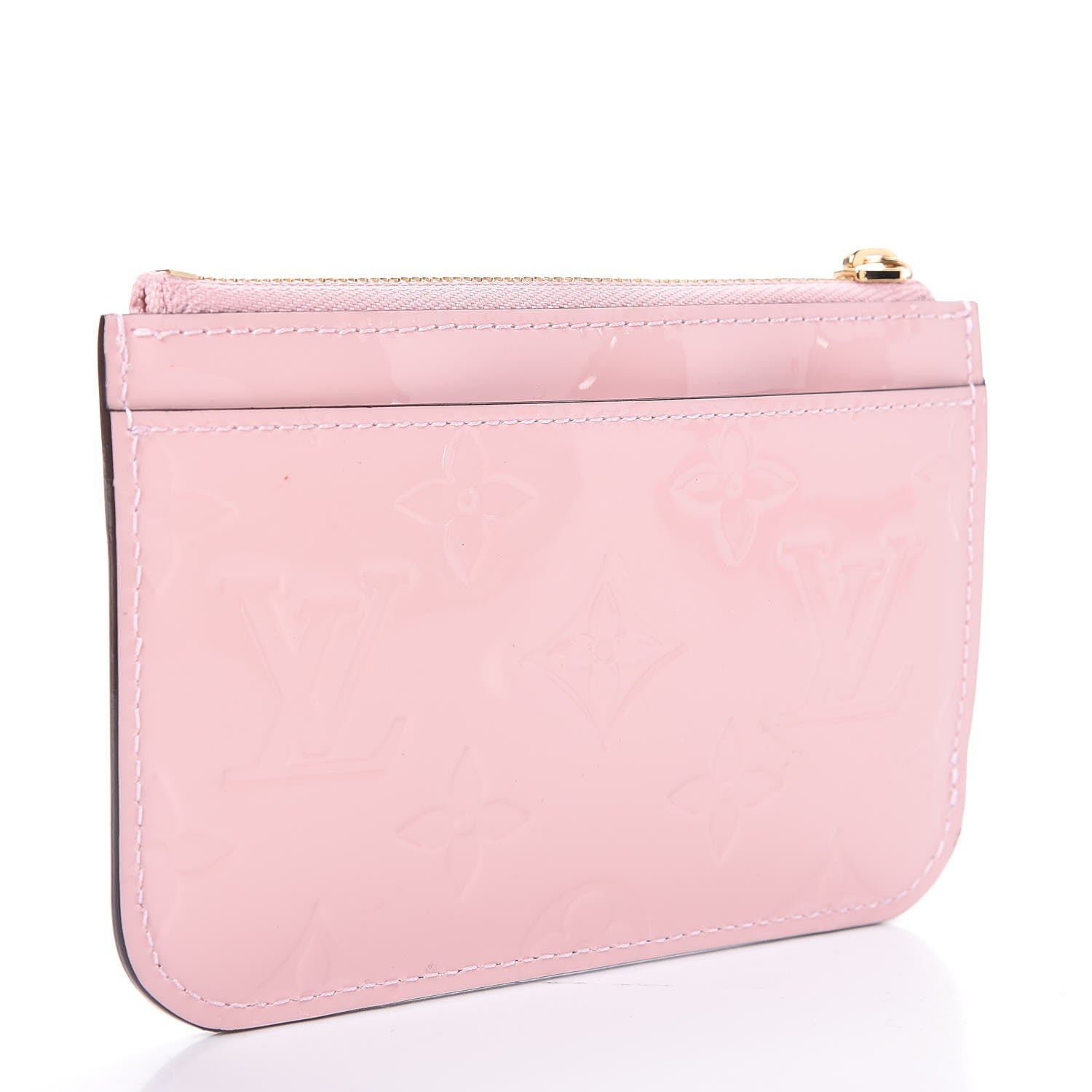 Louis Vuitton Vernis Key Pouch Rose Ballerine 3 of 8