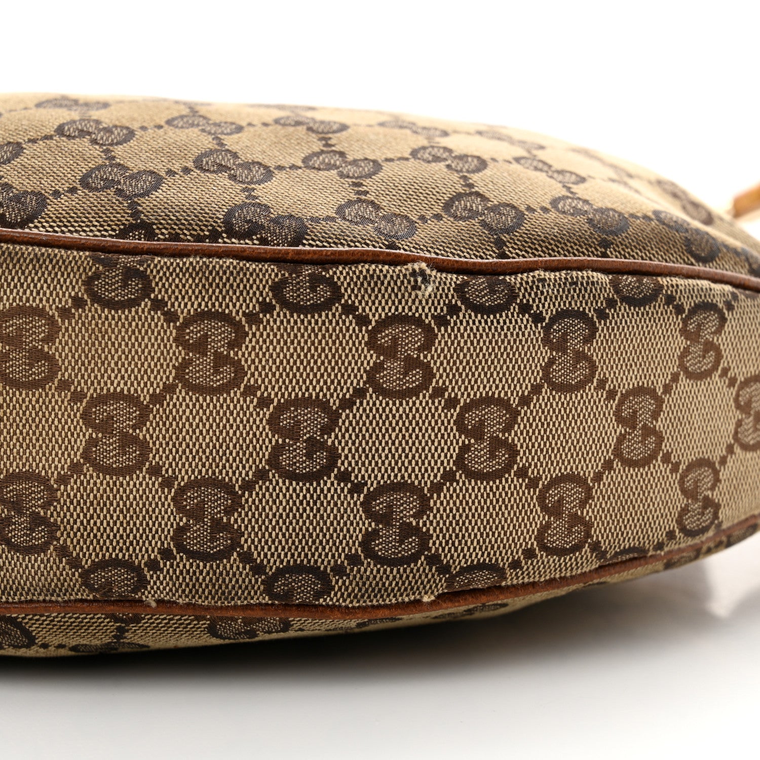 Gucci Monogram Bamboo Ring Hobo Brown 10 of 14