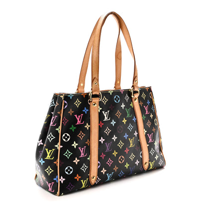 Louis Vuitton Monogram Multicolor Aurelia MM Black 3 of 10