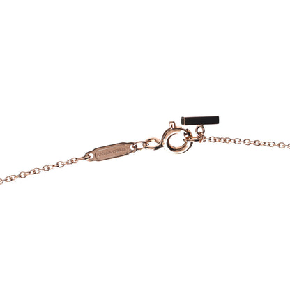 Tiffany 18K Rose Gold Small T Smile Pendant Necklace 4 of 4