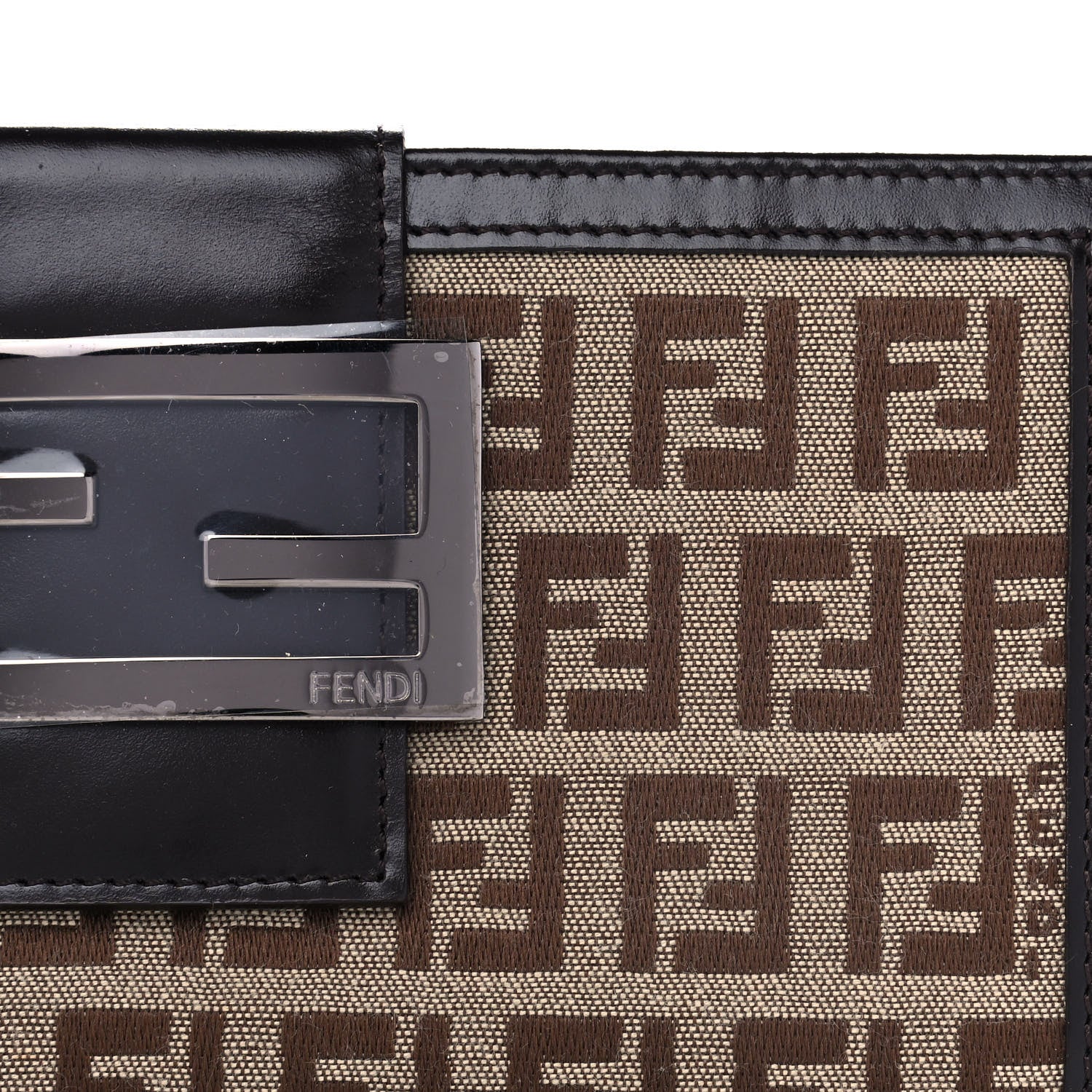 Fendi Zucchino Forever Continental Wallet Brown 11 of 13