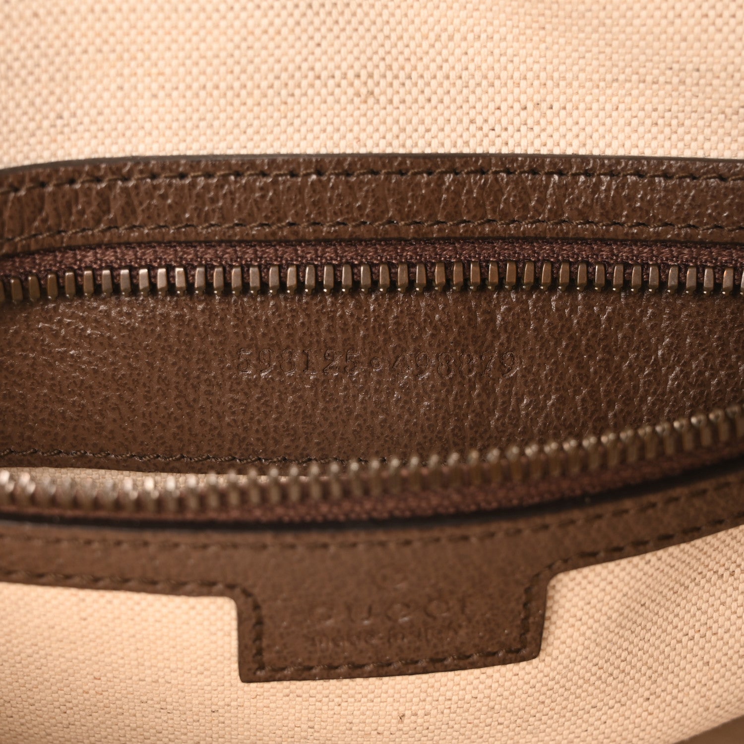Gucci GG Supreme Monogram Web Small Ophidia Half Moon Hobo Brown 6 of 10