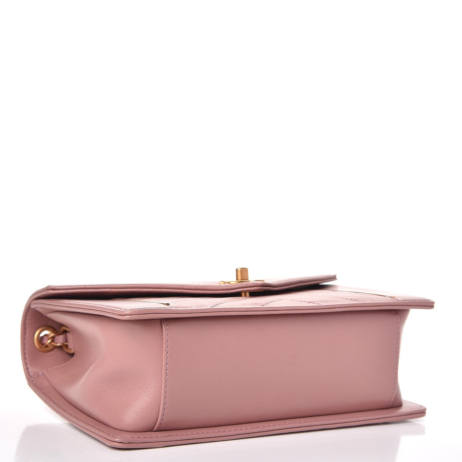 Chanel Lambskin Chevron Quilted Flap Beige 11 of 15