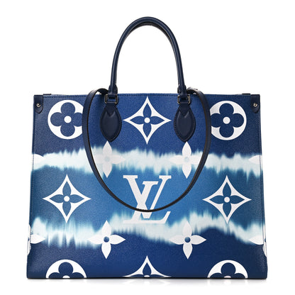 Louis Vuitton Monogram Escale Onthego GM Blue 1 of 8