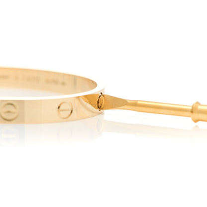 Cartier 18K Yellow Gold LOVE Bracelet 16 4 of 5