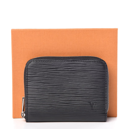Louis Vuitton Epi Zippy Coin Purse Black 8 of 8