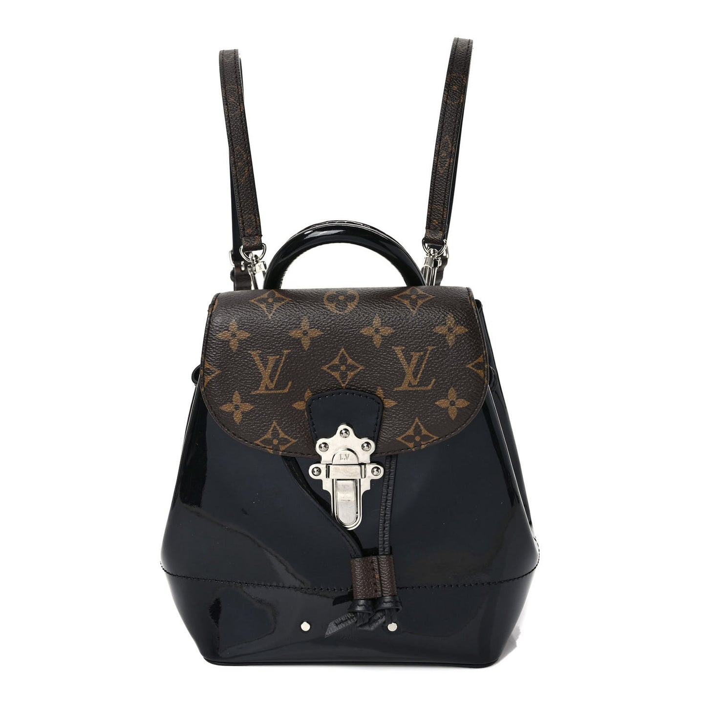 Patent Monogram Hot Springs Backpack Black