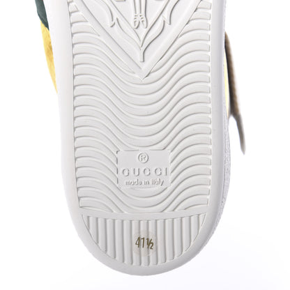 Gucci Metallic Ayers Web Womens New Ace Stripe High Top Sneakers 41.5 Oro 6 of 7