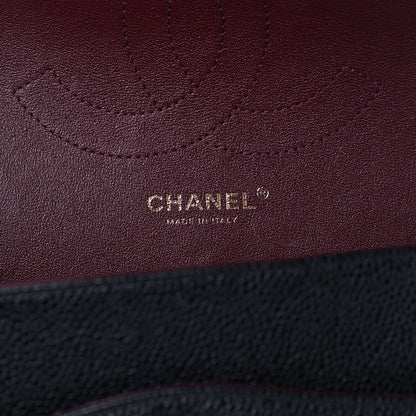 Chanel Caviar Quilted Jumbo Double Flap Black 8 of 9