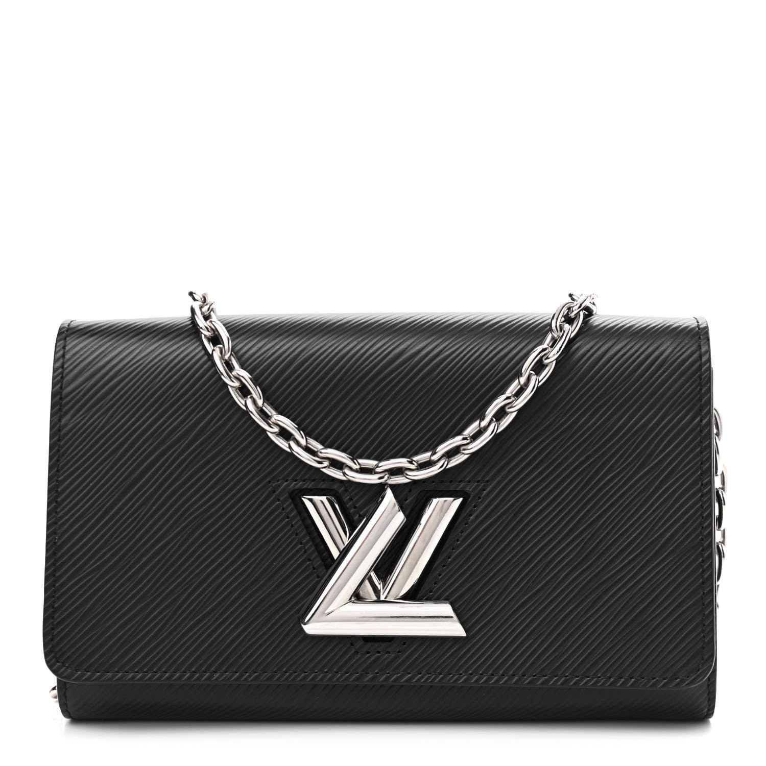 Louis Vuitton Epi Twist Chain Wallet Black 1 of 11