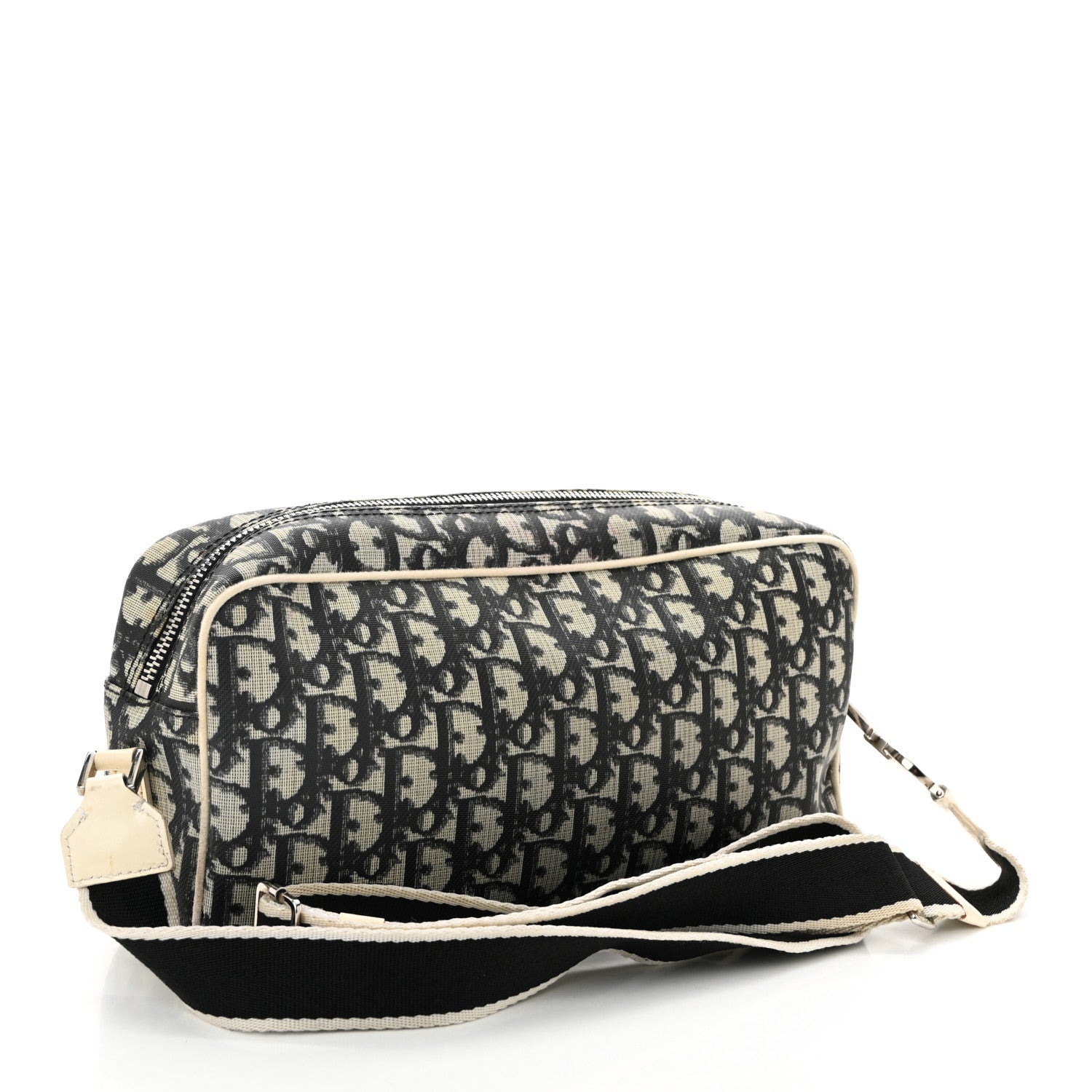 Christian Dior Monogram Girly Messenger Bag Black 1744407