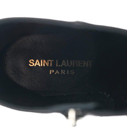 Saint Laurent Nappa Vendome Loulou Ankle Zip Boots 39.5 Black 8 of 12