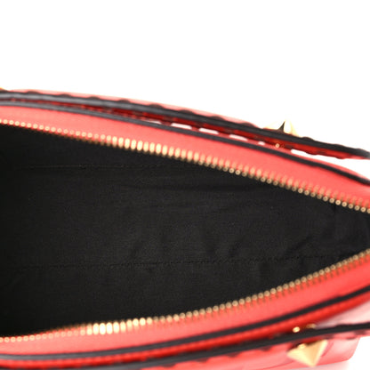 Fendi Vitello King Logo Embossed Mini By The Way Boston Bag Tulipano 5 of 9