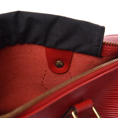 Louis Vuitton Epi Speedy 25 Castillan Red 7 of 15