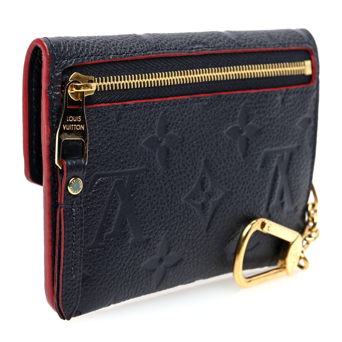 Empreinte Key Pouch Marine Rouge