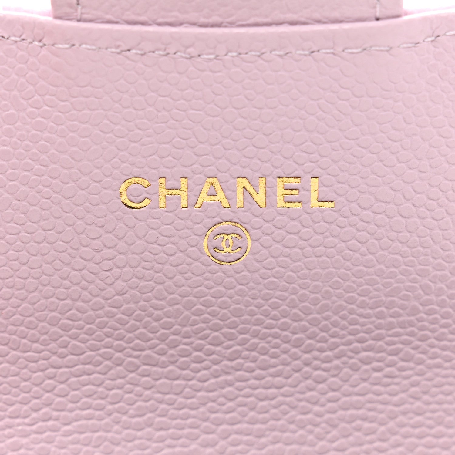 Chanel Caviar Quilted Flap Card Holder Wallet Light Purple 7 of 9
