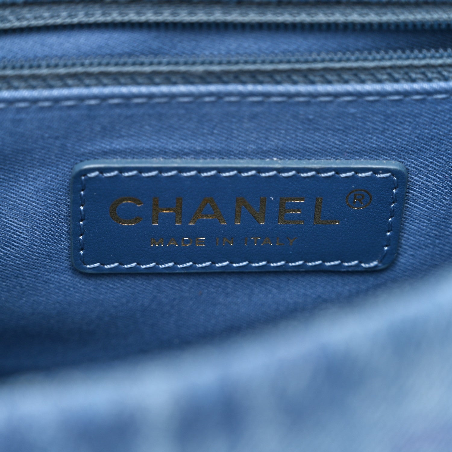 Chanel Denim Quilted Mini Denim Mood Rectangular Flap Blue Multicolor 6 of 11