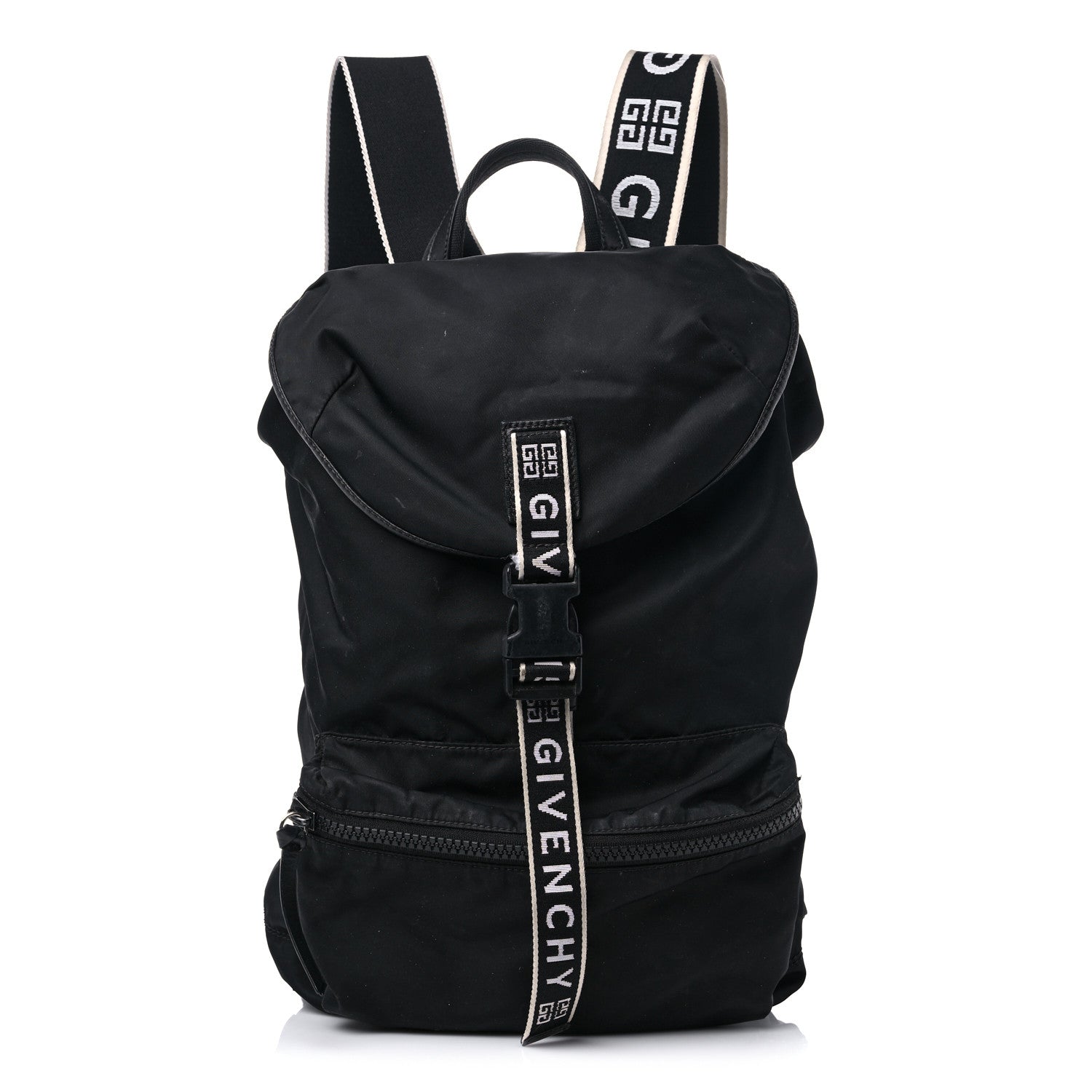 Givenchy Nylon Logo Backpack Black 1 of 16