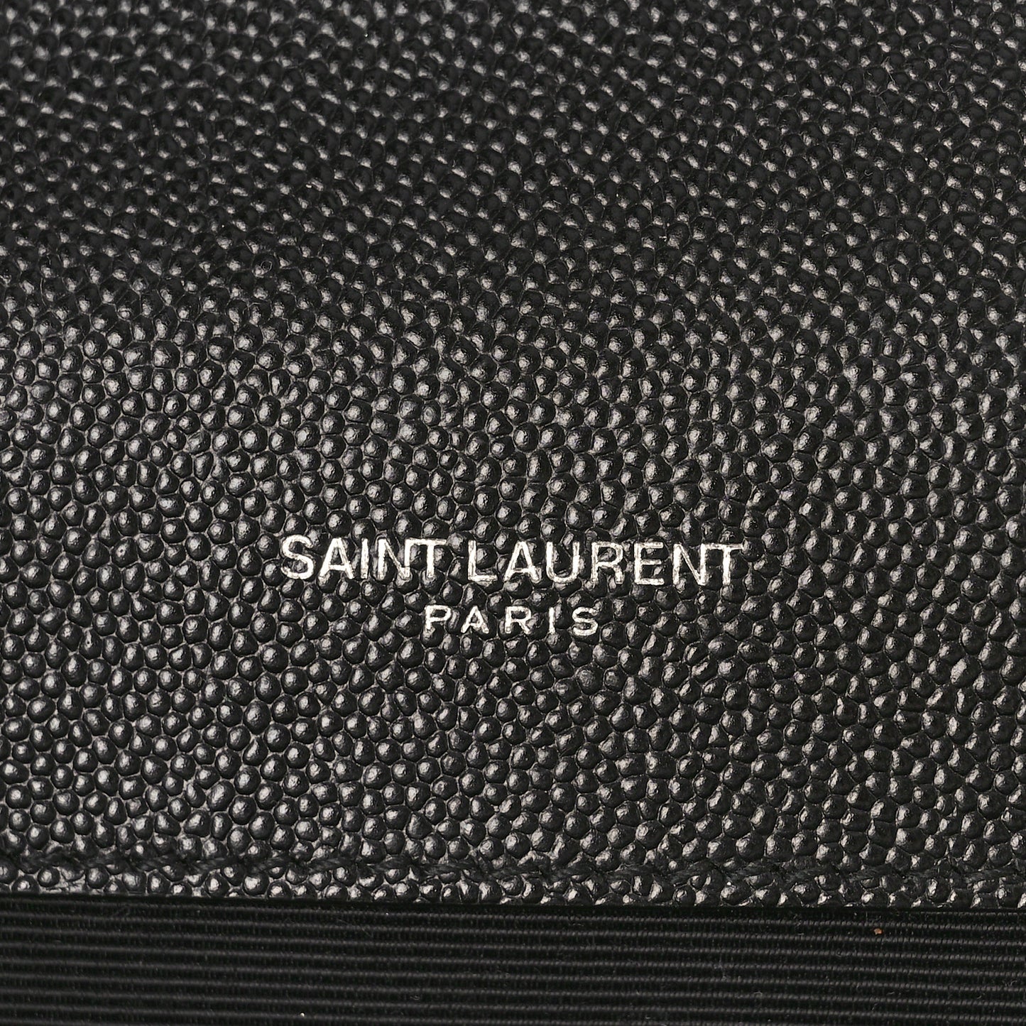Grain De Poudre Textured Mixed Matelasse Triquilt Medium Monogram Satchel Black