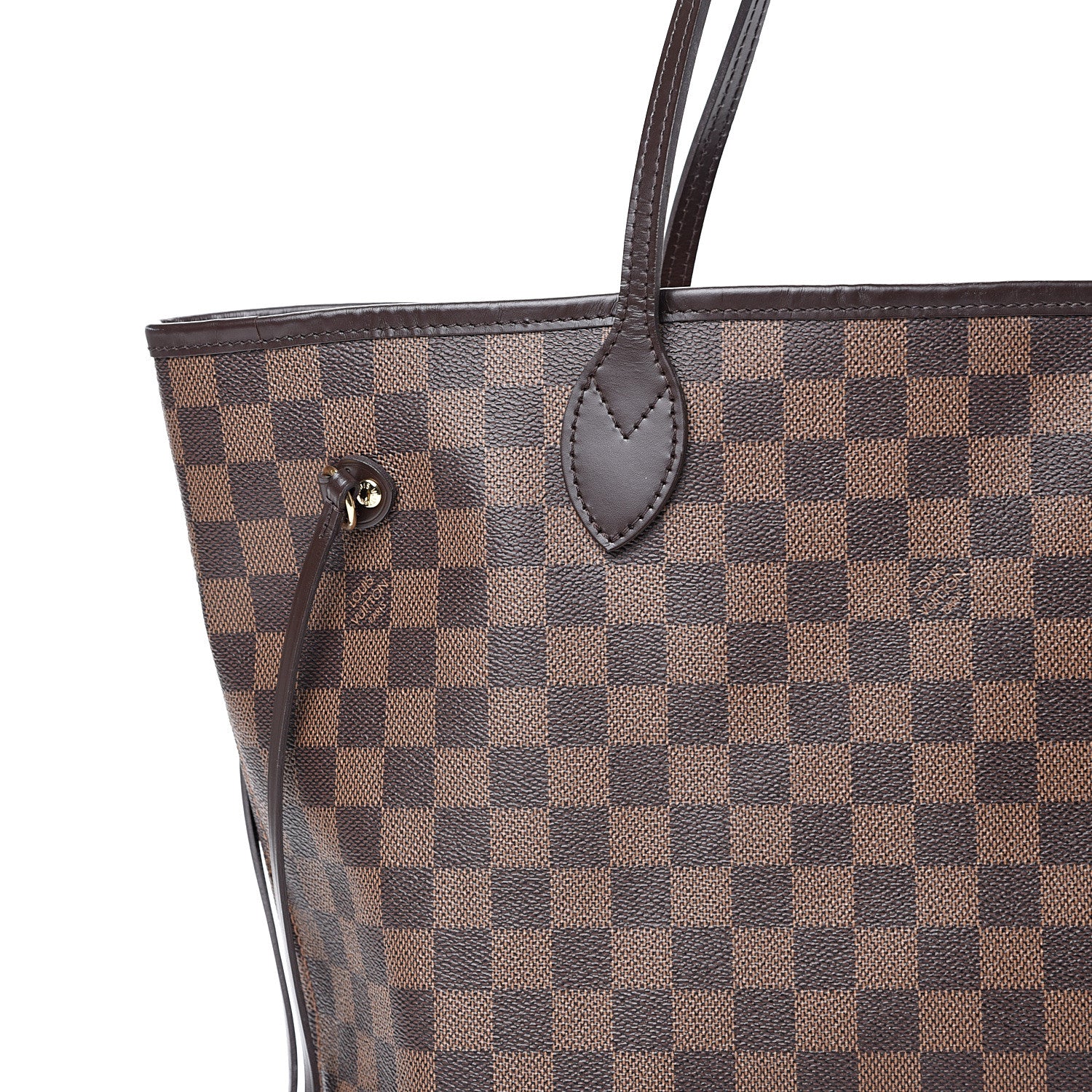 Louis Vuitton Damier Ebene Neo Neverfull MM Rose Ballerine 8 of 11