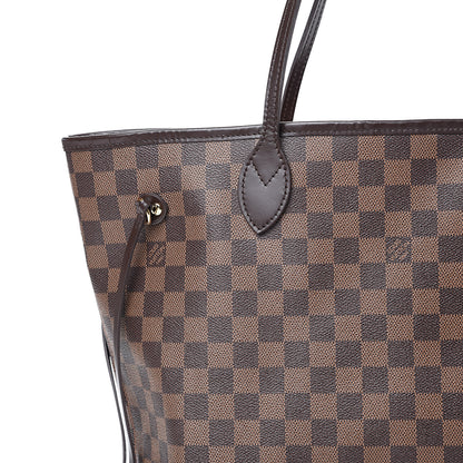 Louis Vuitton Damier Ebene Neo Neverfull MM Rose Ballerine 8 of 11