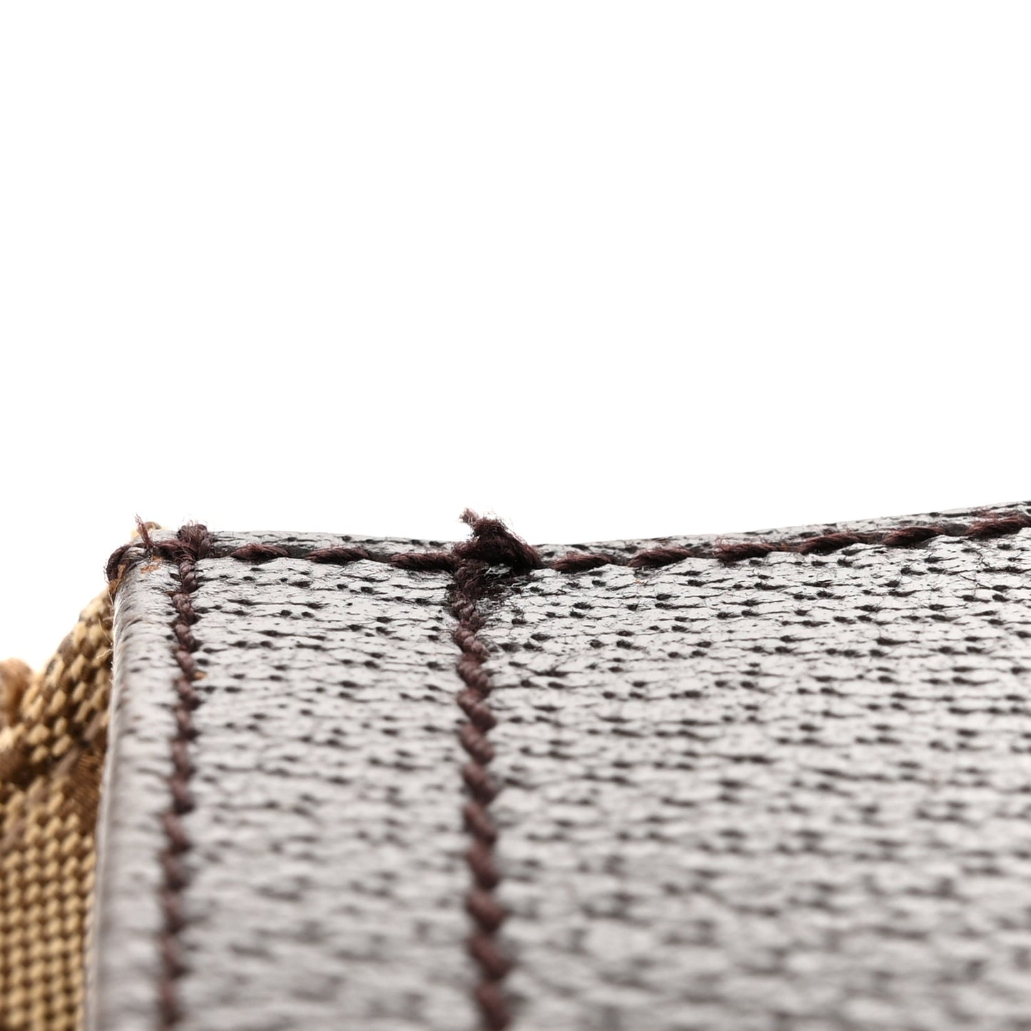 Monogram Web Belt Bag Dark Brown