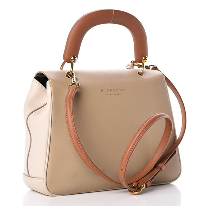 Burberry Trench Calfskin Medium DK88 Top Handle Bag Limestone Honey 3 of 12