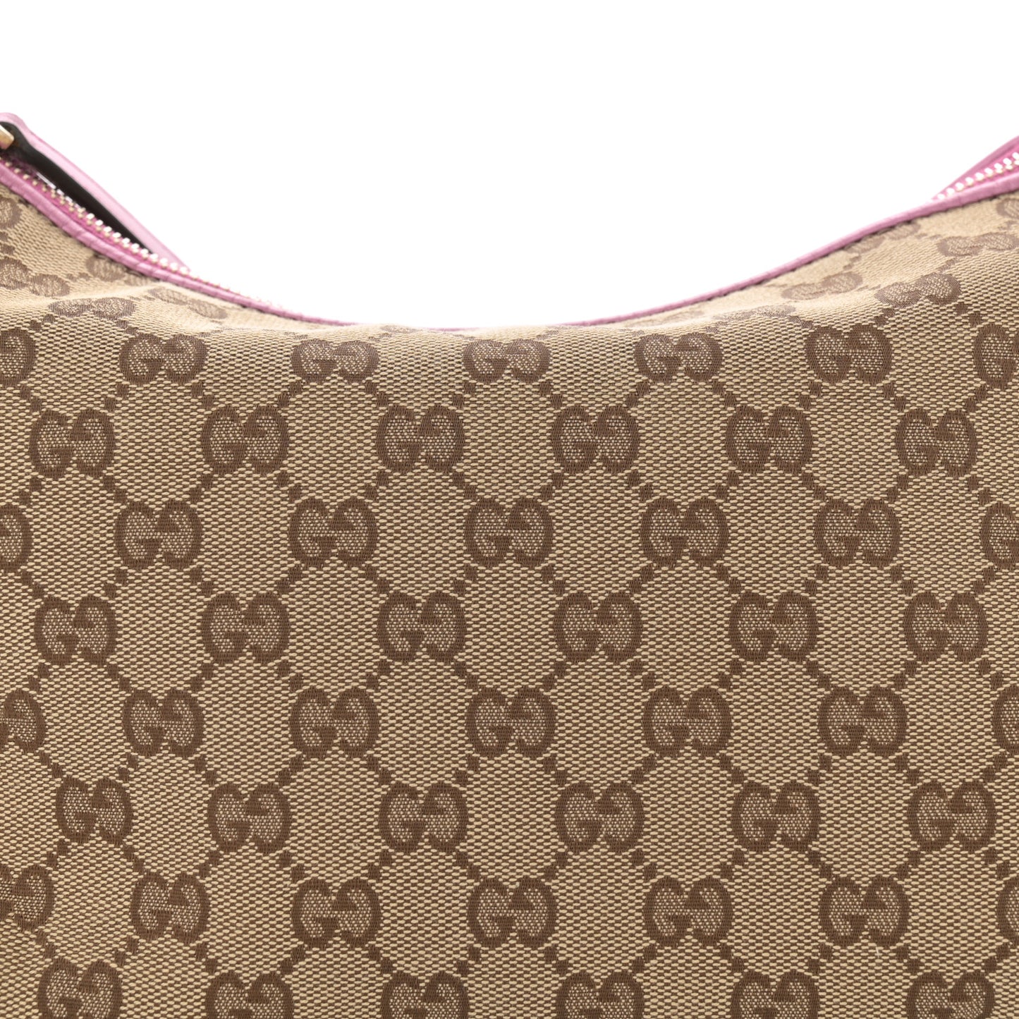 Monogram Small Heart Bit Charm Hobo Pink