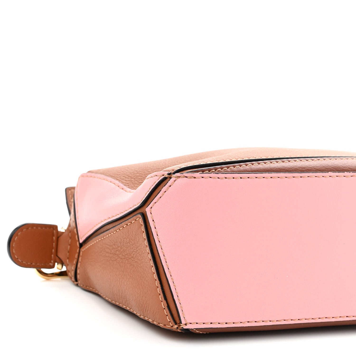 Loewe Calfskin Mini Puzzle Bag Tan Medium Pink 8 of 11