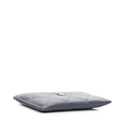 Chanel Lambskin Quilted Card Holder Light Purple 4 of 8