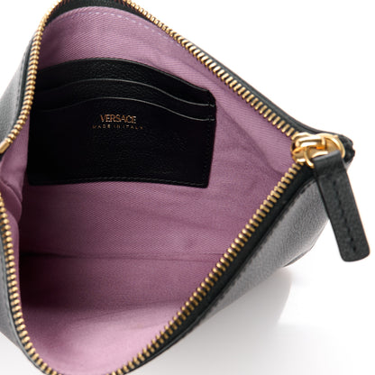 Versace Grained Calfskin La Medusa Pouch Black 5 of 8