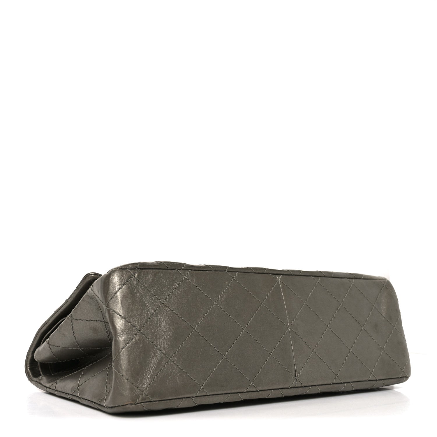 Chanel Metallic Aged Calfskin Quilted 2.55 Reissue 226 Flap Dark Gold 4 of 10