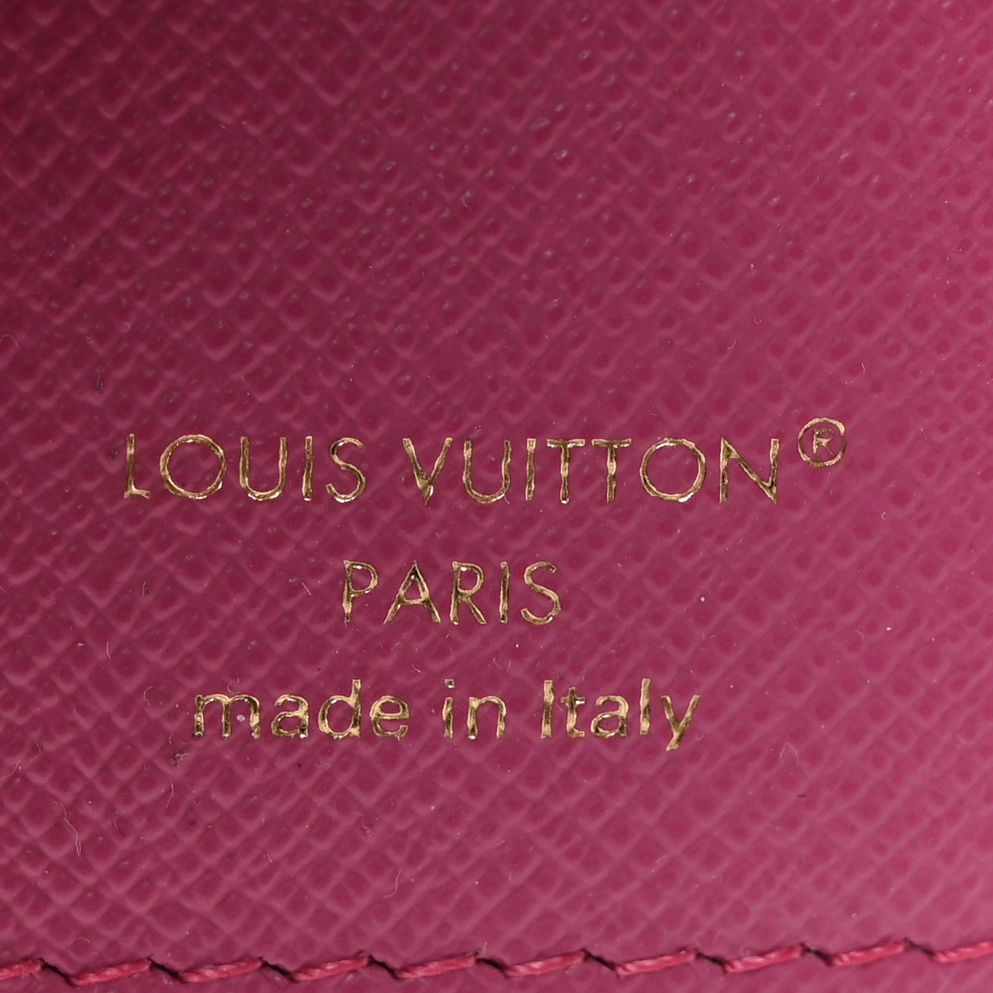 Denim Monogram Jacquard Victorine Wallet Fuchsia
