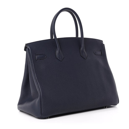 Hermes Togo Birkin 35 Bleu Nuit 3 of 11