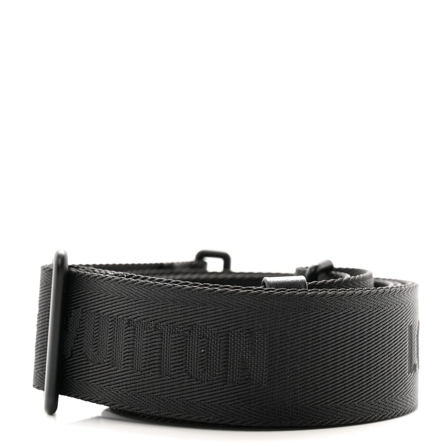 Jacquard Aerogram Shoulder Strap Black